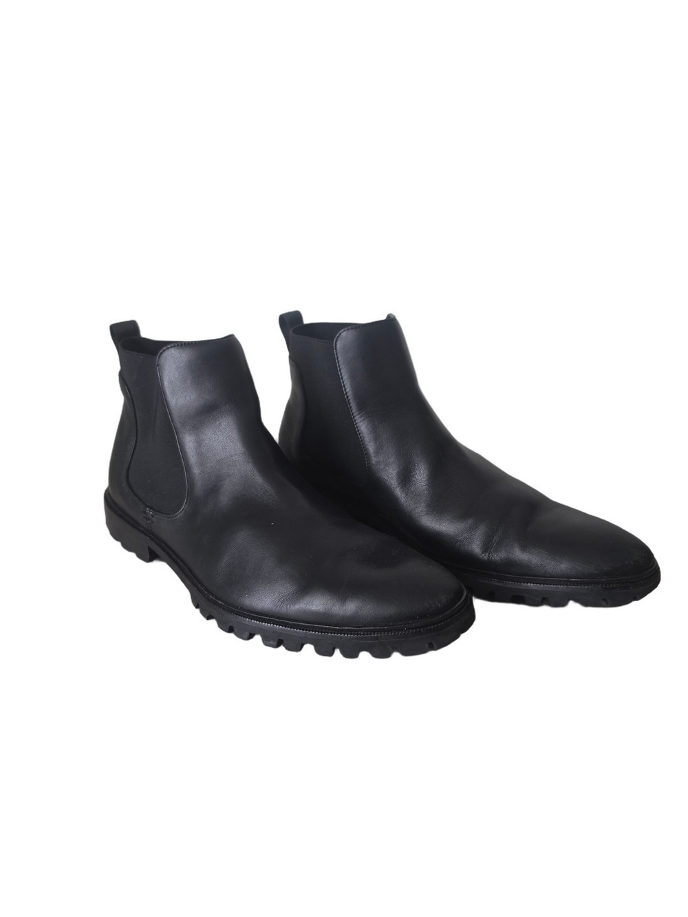 Kenneth Cole Men's Black Leather Chukka Boots Size 10.5